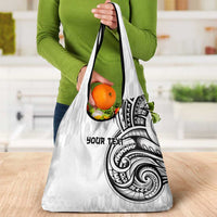 Hawaii and Japanese Culture Personalised Grocery Bag With Polynesian Tribal Tattoo Style LT9 - Polynesian Pride
