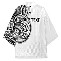 Hawaii and Japanese Culture Personalised Kimono With Polynesian Tribal Tattoo Style - Polynesian Pride