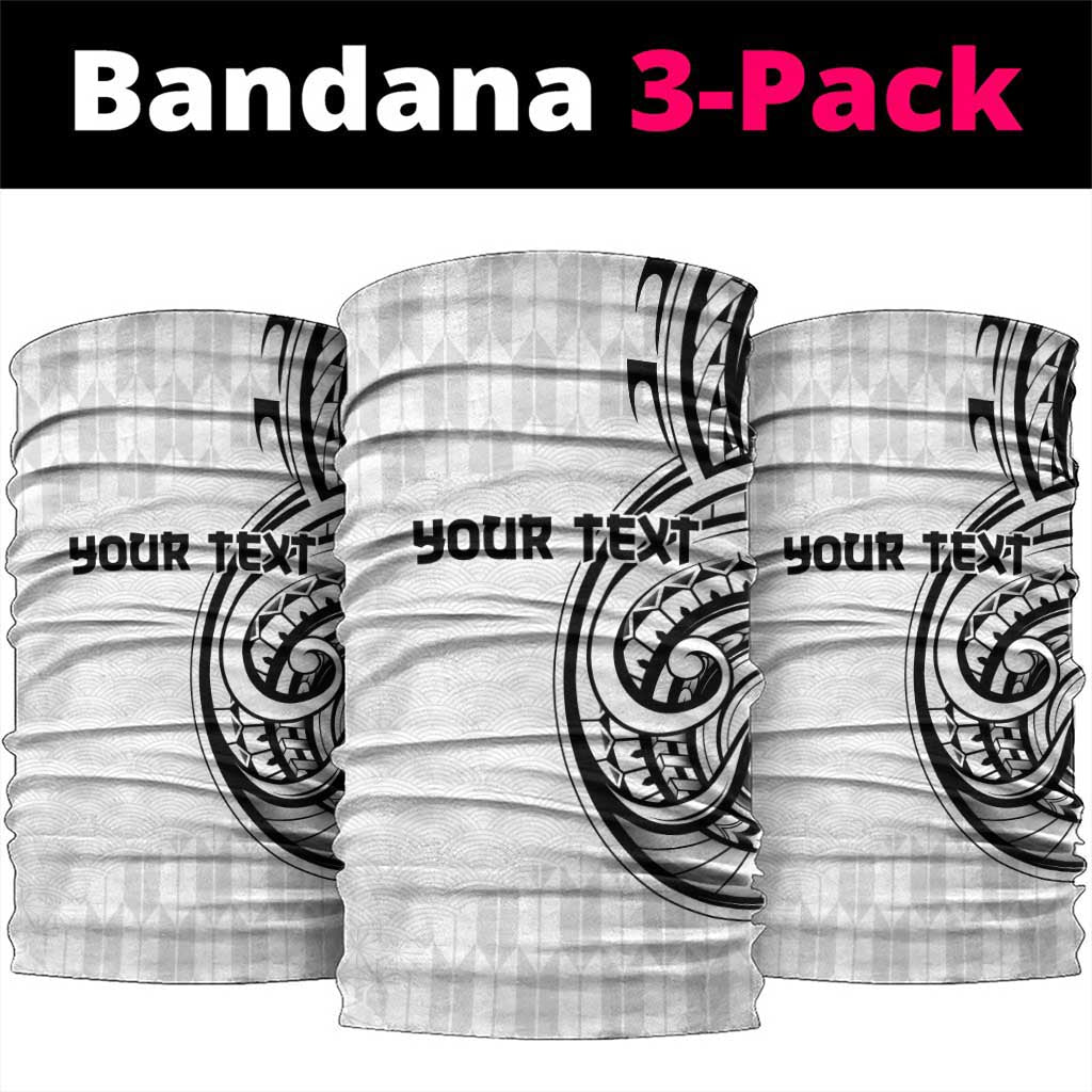 Hawaii and Japanese Culture Personalised Neck Gaiter With Polynesian Tribal Tattoo Style - Polynesian Pride