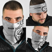 Hawaii and Japanese Culture Personalised Neck Gaiter With Polynesian Tribal Tattoo Style - Polynesian Pride