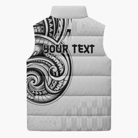 Hawaii and Japanese Culture Personalised Sleeveless Puffer Jacket With Polynesian Tribal Tattoo Style LT9 - Polynesian Pride