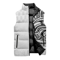 Hawaii and Japanese Culture Personalised Sleeveless Puffer Jacket With Polynesian Tribal Tattoo Style LT9 - Polynesian Pride