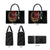 Hawaii and Japanese Oni Mask Personalised Leather Bag Kakau Pattern Dark Art Style - Polynesian Pride
