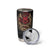 Hawaii and Japanese Oni Mask Personalised Tumbler Cup Kakau Pattern Dark Art Style