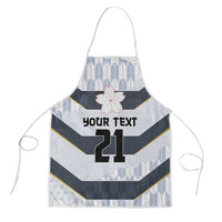 Japan Pacific Rugby 2022-23 Custom Apron Black Sakura Japanese Wave Pattern - Polynesian Pride