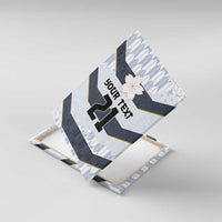 Japan Pacific Rugby 2022-23 Custom Canvas Wall Art Black Sakura Japanese Wave Pattern