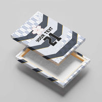 Japan Pacific Rugby 2022-23 Custom Canvas Wall Art Black Sakura Japanese Wave Pattern