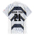 Japan Pacific Rugby 2022-23 Custom Family Matching Off The Shoulder Long Sleeve Dress and Hawaiian Shirt Black Sakura Japanese Wave Pattern