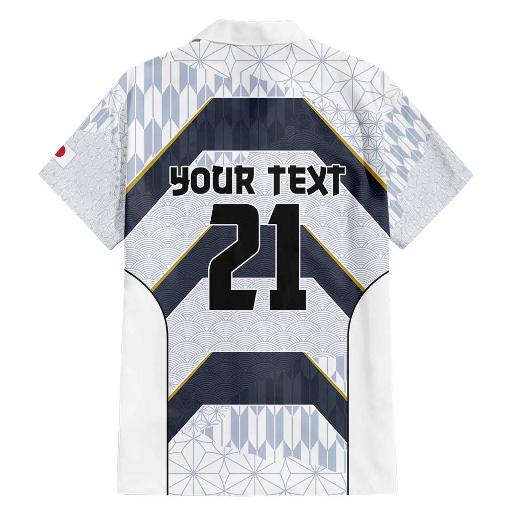 Japan Pacific Rugby 2022-23 Custom Family Matching Short Sleeve Bodycon Dress and Hawaiian Shirt Black Sakura Japanese Wave Pattern