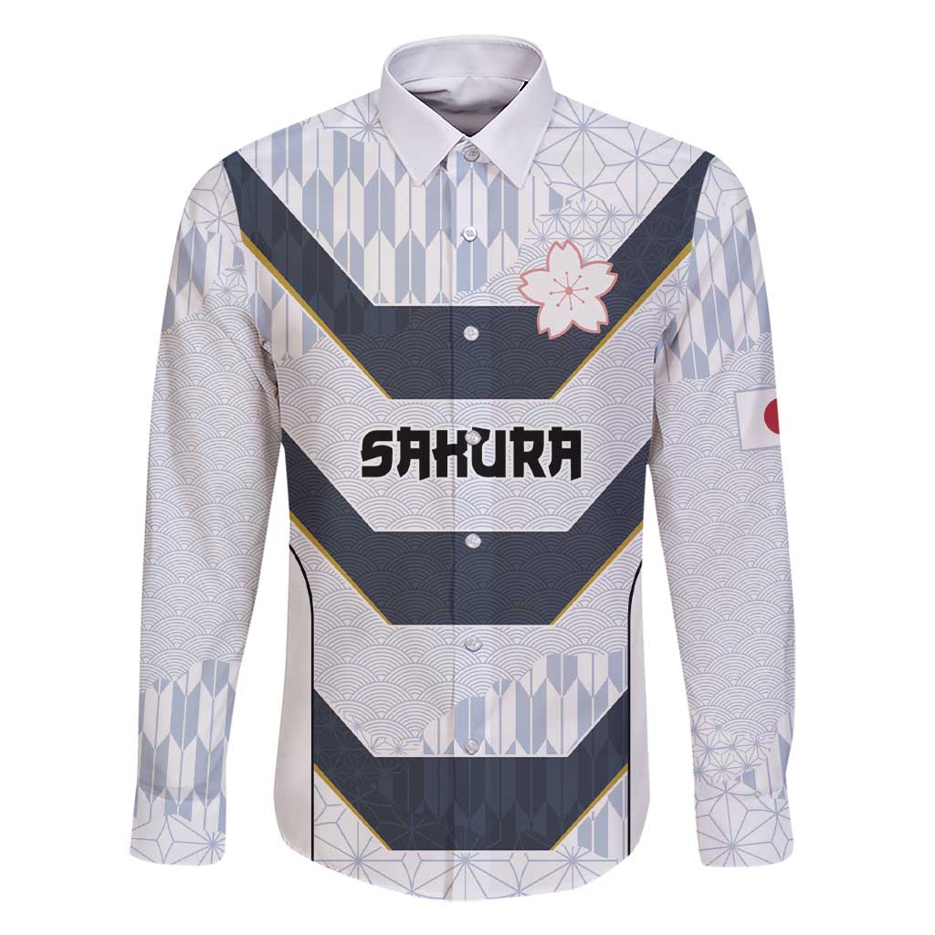 Japan Pacific Rugby 2022-23 Custom Family Matching Short Sleeve Bodycon Dress and Hawaiian Shirt Black Sakura Japanese Wave Pattern