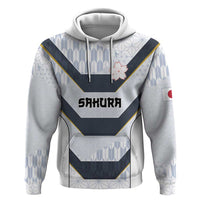 Japan Pacific Rugby 2022-23 Custom Hoodie Black Sakura Japanese Wave Pattern