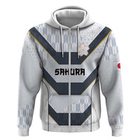 Japan Pacific Rugby 2022-23 Custom Hoodie Black Sakura Japanese Wave Pattern