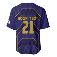 Japan Pacific Rugby 2022-23 Custom Baseball Jersey Blue Sakura Japanese Wave Pattern LT9 - Polynesian Pride