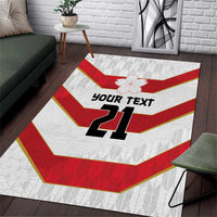 Japan Pacific Rugby 2022-23 Custom Area Rug Red Sakura Japanese Wave Pattern LT9 Red - Polynesian Pride