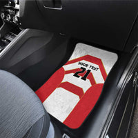 Japan Pacific Rugby 2022-23 Custom Car Mats Red Sakura Japanese Wave Pattern LT9 - Polynesian Pride