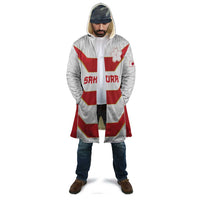 Japan Pacific Rugby 2022-23 Custom Cloak Red Sakura Japanese Wave Pattern - Polynesian Pride