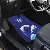 Japan Pacific Rugby Custom Car Mats Go Sakura Japanese Wave Pattern LT9 - Polynesian Pride