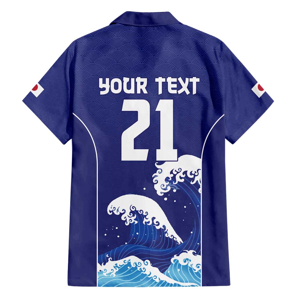 Japan Pacific Rugby Custom Family Matching Summer Maxi Dress and Hawaiian Shirt Go Sakura Japanese Wave Pattern