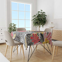Japanese Samurai Warrior Tablecloth Colorful Polynesian Tattoo Style LT9 - Polynesian Pride