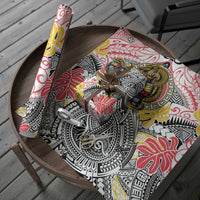 Japanese Samurai Warrior Wrapping Paper Colorful Polynesian Tattoo Style - Polynesian Pride