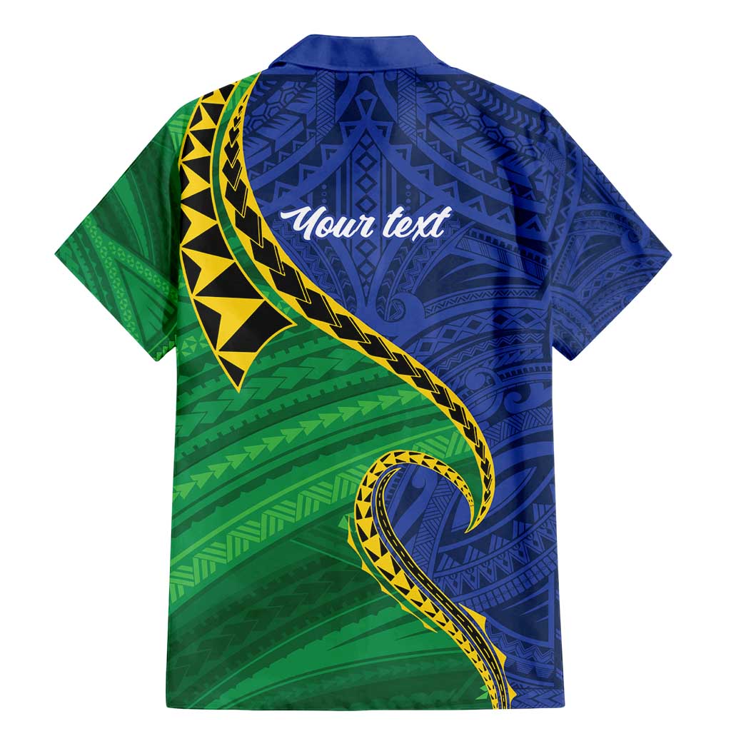Solomon Islands Independence Day 1978 Personalised Family Matching Mermaid Dress and Hawaiian Shirt Polynesian Pattern with Flag Style LT9 - Polynesian Pride