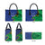 Solomon Islands Independence Day 1978 Personalised Leather Bag Polynesian Pattern with Flag Style - Polynesian Pride