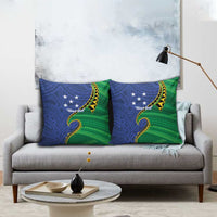 Solomon Islands Independence Day 1978 Personalised Pillow Cover Polynesian Pattern with Flag Style LT9 - Polynesian Pride