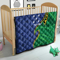 Solomon Islands Independence Day 1978 Personalised Quilt Polynesian Pattern with Flag Style LT9 - Polynesian Pride