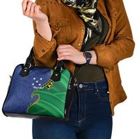 Solomon Islands Independence Day 1978 Personalised Shoulder Handbag Polynesian Pattern with Flag Style LT9 - Polynesian Pride