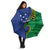 Solomon Islands Independence Day 1978 Personalised Umbrella Polynesian Pattern with Flag Style - Polynesian Pride