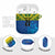 Solomon Islands Rugby Custom AirPods Case Simple Coat of arm Polynesian Pattern - Polynesian Pride
