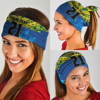 Solomon Islands Rugby Custom Neck Gaiter Simple Coat of arm Polynesian Pattern LT9 - Polynesian Pride