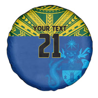 Solomon Islands Rugby Custom Spare Tire Cover Simple Coat of arm Polynesian Pattern LT9 - Polynesian Pride