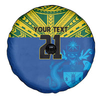 Solomon Islands Rugby Custom Spare Tire Cover Simple Coat of arm Polynesian Pattern LT9 - Polynesian Pride