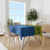 Solomon Islands Rugby Custom Tablecloth Simple Coat of arm Polynesian Pattern LT9 - Polynesian Pride