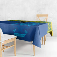 Solomon Islands Rugby Custom Tablecloth Simple Coat of arm Polynesian Pattern LT9 - Polynesian Pride