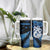 Matariki New Zealand Tumbler With Handle Maori Manaia with Paua Shell - Blue