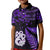 Custom New Zealand Kid Polo Shirt Matariki NZ Manaia with Paua Shell - Purple LT9 Kid Purple - Polynesian Pride