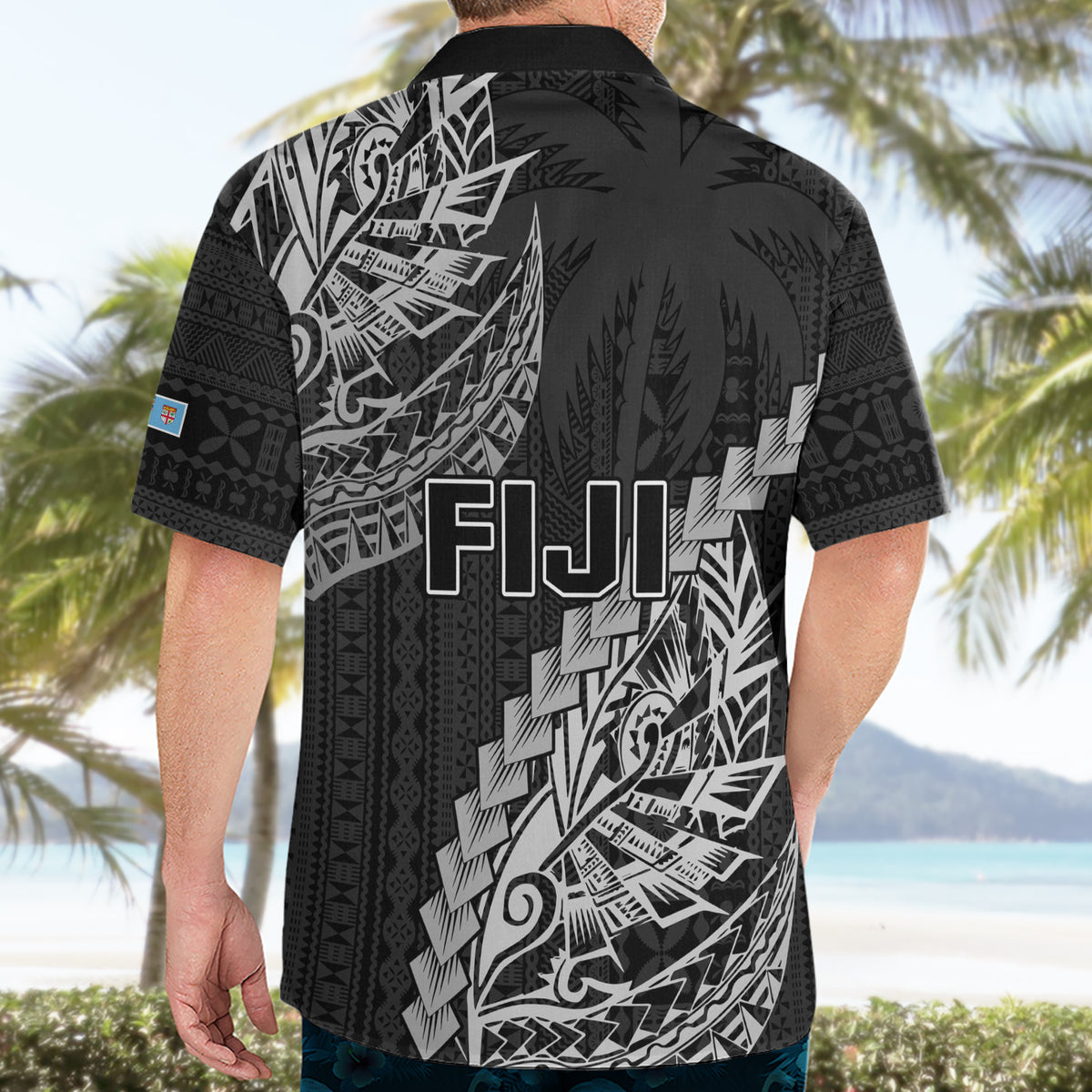 Fiji Rugby Hawaiian Shirt Kaiviti Fijian Tribal World Cup Black LT9 - Polynesian Pride