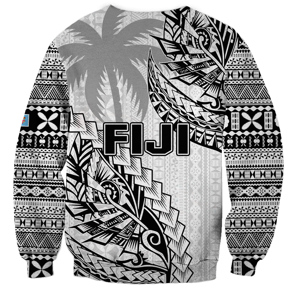 Fiji Rugby Sweatshirt Kaiviti Fijian Tribal World Cup White LT9 - Polynesian Pride