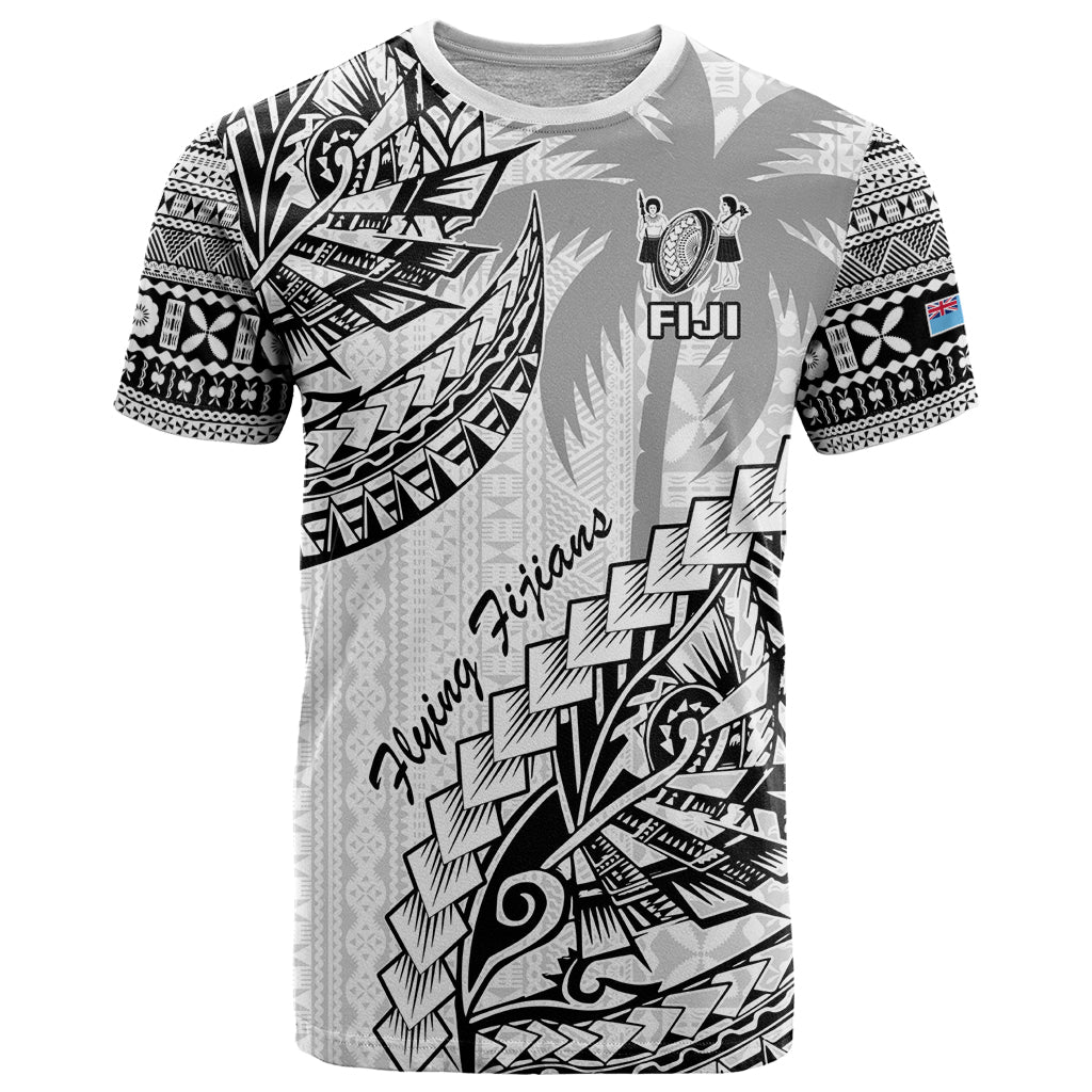 Fiji Rugby T Shirt Kaiviti Fijian Tribal World Cup White LT9 White - Polynesian Pride
