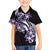 Plumeria Tribal Tattoo Hawaiian Shirt Purple Polynesian Pattern
