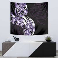 Plumeria Tribal Tattoo Tapestry Purple Polynesian Pattern LT9 - Polynesian Pride
