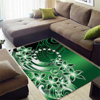 Cook Islands Tattoo Area Rug Plumeria Polynesian Pattern LT9 - Polynesian Pride