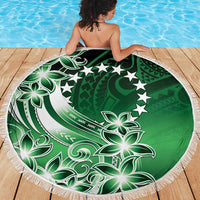 Cook Islands Tattoo Beach Blanket Plumeria Polynesian Pattern