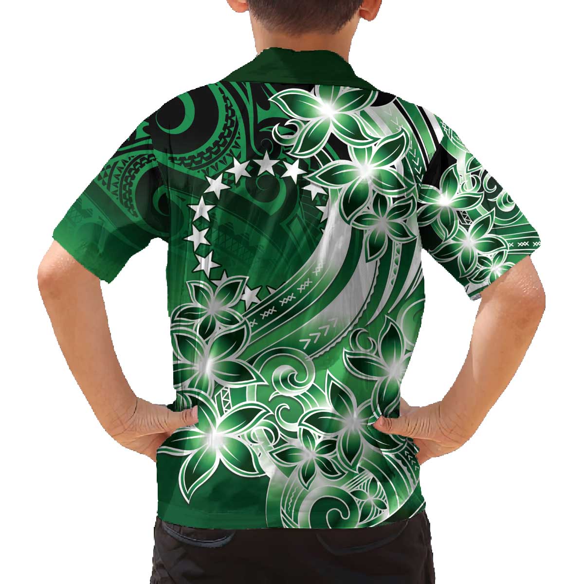 Cook Islands Tattoo Family Matching Puletasi and Hawaiian Shirt Plumeria Polynesian Pattern LT9 - Polynesian Pride