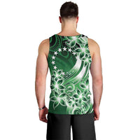 Cook Islands Tattoo Men Tank Top Plumeria Polynesian Pattern