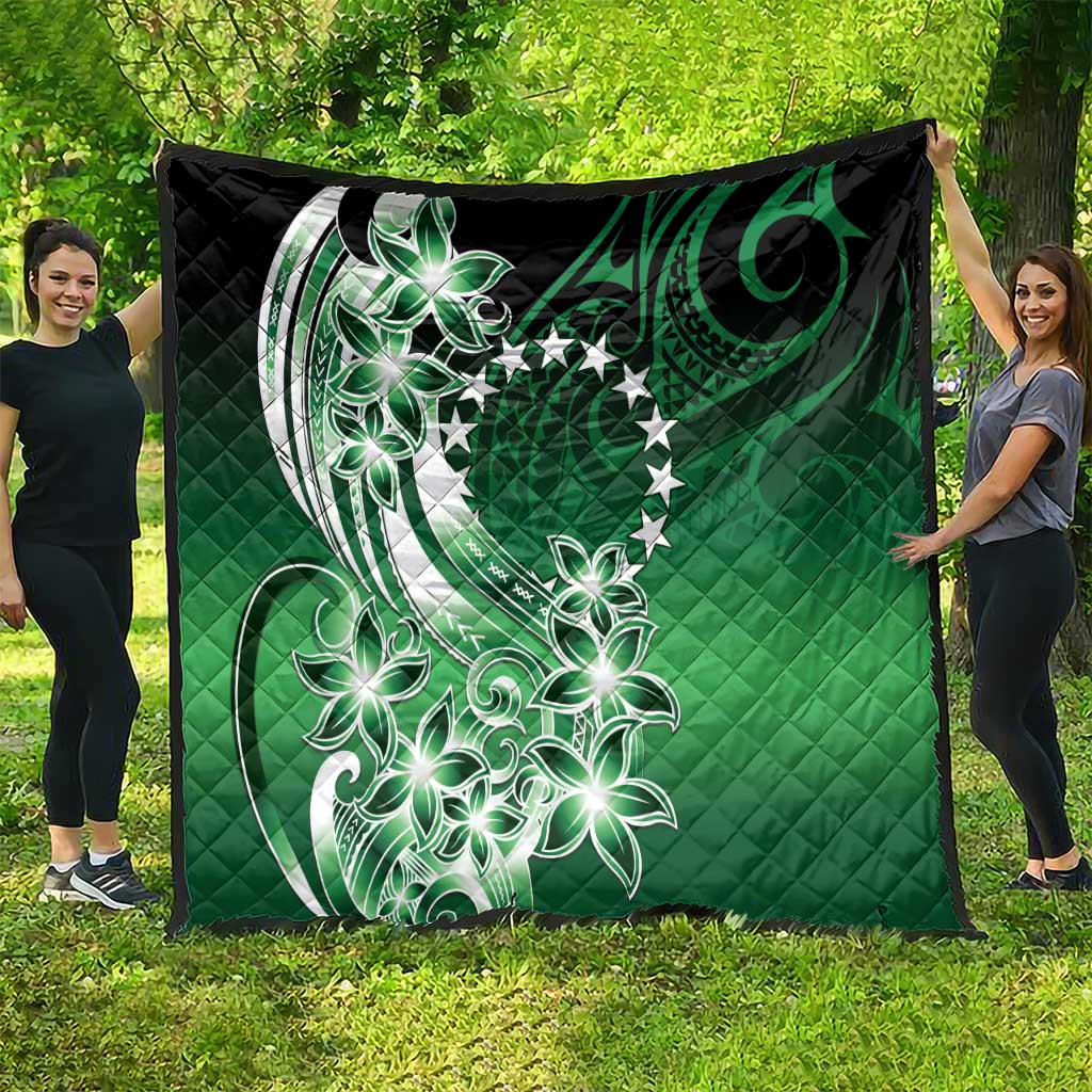 Cook Islands Tattoo Quilt Plumeria Polynesian Pattern LT9 - Polynesian Pride