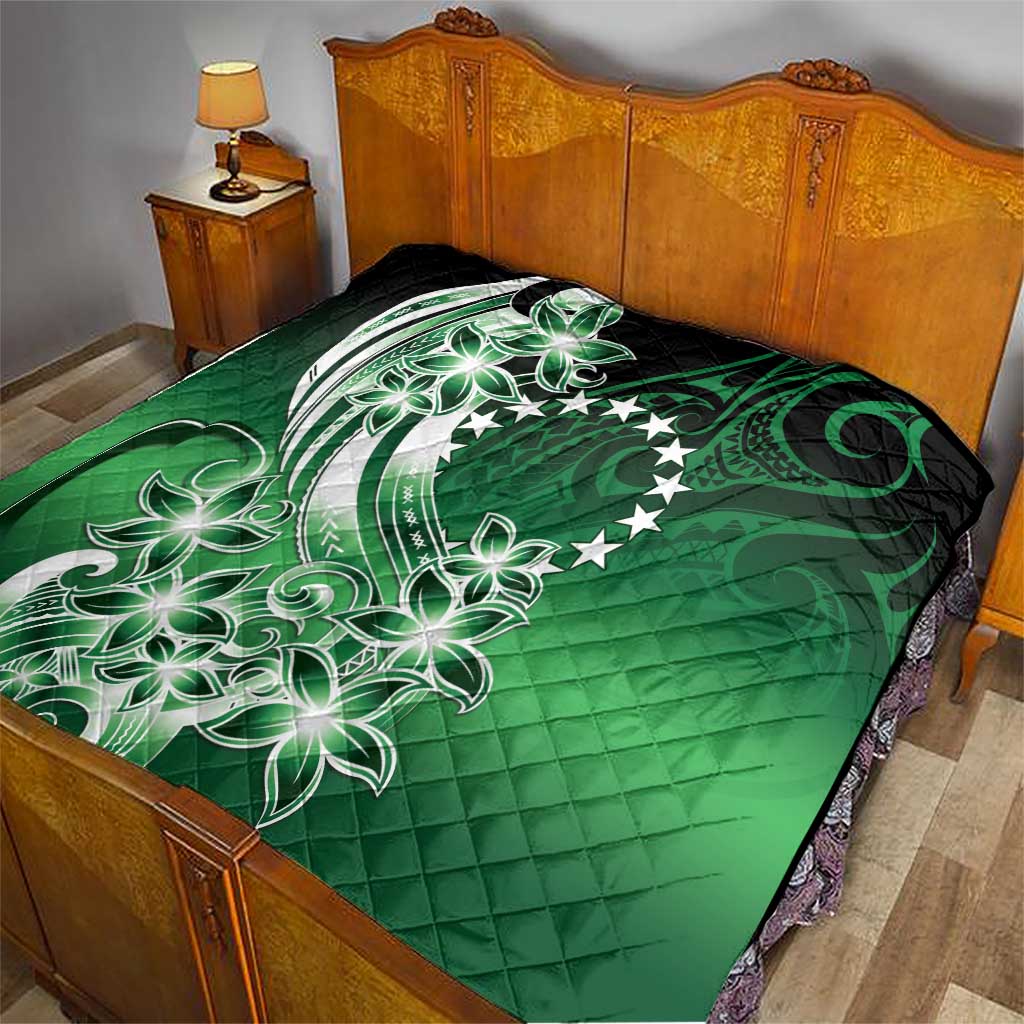 Cook Islands Tattoo Quilt Plumeria Polynesian Pattern LT9 - Polynesian Pride