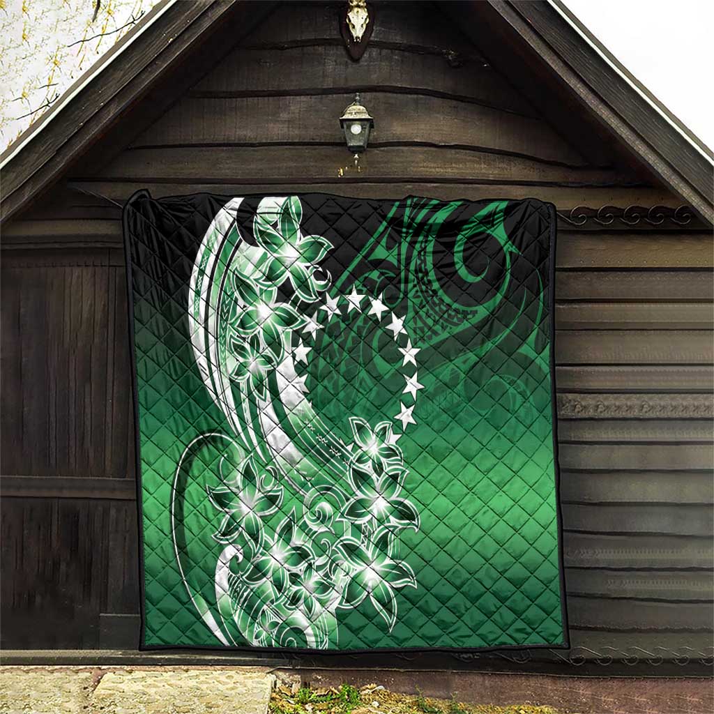 Cook Islands Tattoo Quilt Plumeria Polynesian Pattern LT9 - Polynesian Pride